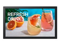 Samsung QB13C - 13" Diagonal klass LED-bakgrundsbelyst LCD-skärm - digital skyltning - Tizen OS - 1080p 1920 x 1080 - svart LH13QBCEBGBXEN