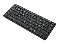 Targus Compact Multi-Device - Tangentbord - antimikrobiell - trådlös - Bluetooth 5.1 - italiensk - svart AKB862IT