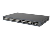 HPE 3100-48 V2 Switch - Switch - Administrerad - 48 x 10/100 + 2 x kombinations-Gigabit SFP + 2 x Gigabit SFP - rackmonterbar JG315A
