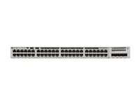 Cisco Catalyst 9200 - Essential Edition - switch - smart - 48 x 10/100/1000 (PoE+) - rackmonterbar - PoE+ (740 W) C9200-48P-E