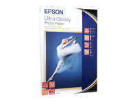 Epson Ultra Glossy Photo Paper - Blank - A4 (210 x 297 mm) 15 ark fotopapper - för EcoTank ET-1810, 2810, 2811, 2814, 2815, 2820, 2825, 2826, 2850, 2851, 2856, 4800, 4850 C13S041927