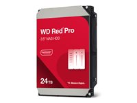 WD Red Pro WD240KFGX - Hårddisk - Enterprise - 24 TB - inbyggd - 3.5" - SATA 6Gb/s - 7200 rpm - buffert: 512 MB WD240KFGX