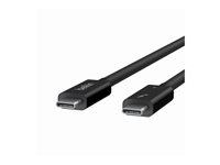 Belkin CONNECT - Thunderbolt-kabel - 24 pin USB-C (hane) vändbar till 24 pin USB-C (hane) vändbar - Thunderbolt 4 - 2 m - aktiv, USB-strömförsörjning (100W) - för P/N: INC006TTSGY INZ002BT2MBK