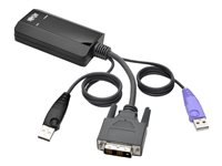 Eaton Tripp Lite Series DVI USB Server Interface w/ Virtual Media & CAC for B064 KVMs TAA - Förlängare för tangentbord/video/mus/USB - upp till 50 m - TAA-kompatibel - för P/N: B064-016-02-IPH, B064-016-04-IPH, B064-032-01-IPH, B064-032-02-IPH, B064-032-04-IPH B055-001-UDV