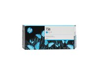 HP 738 - 300 ml - cyan - original - DesignJet - bläckpatron - för DesignJet T950 676M6A