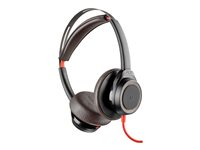 Poly Blackwire 7225 - Blackwire 7200 series - headset - kabelansluten - USB-C - TAA-kompatibel 7W076AA