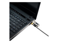 Kensington ClickSafe Combination Laptop Lock - Lås för säkerhetskabel - svart - 1.5 m K64697EU