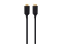 Belkin High Speed HDMI Cable with Ethernet - HDMI-kabel med Ethernet - HDMI hane till HDMI hane - 1 m - stöd för 4K F3Y021BT1M