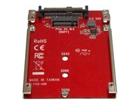 StarTech.com M.2 till U.2-adapter - För M.2 PCIe NVMe SSD-enheter - PCIe M.2-enhet till 2,5-tums U.2 (SFF-8639) värdadapter - M2 SSD-konverterare, röd - Gränssnittsadapter - M.2 - M.2 Card - U.2 - röd U2M2E125
