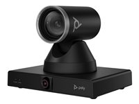 Poly Studio E60 - Konferenskamera - PLZ - färg - 2 x 8 MP - 3840 x 2160 - 4K UHD (3840 x 2160), 2160p - ljud - LAN - USB - Likström 12 V/PoE Plus - TAA-kompatibel 9W1A7AA#AC3