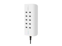 Belkin ROCKSTAR - Laddningsstation - 120 Watt - 10 utdatakontakter (10 x 4-stifts USB typ A) B2B139VF