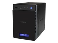 NETGEAR ReadyNAS 104 RN10400 - NAS-server - 4 fack - SATA 3Gb/s - HDD - RAID RAID 0, 1, 5, 10 - RAM 512 MB - Gigabit Ethernet - iSCSI support RN10400-100EUS