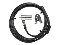 Targus Defcon Master Key Cable Lock - Lås för säkerhetskabel - svart, silver - 1.85 m ASP4925MKEUX