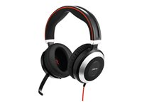 Jabra Evolve 80 MS stereo - Headset - fullstorlek - kabelansluten - aktiv brusradering 7899-823-189