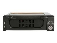 StarTech.com 5.25 in Rugged SATA Hard Drive Mobile Rack Drawer - Aluminum Removable Hard Drive Bay (DRW150SATBK) - Förvaringsmobilrack - 3.5" - svart DRW150SATBK