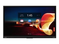Lenovo ThinkVision T75 - 75" Diagonal klass LED-bakgrundsbelyst LCD-skärm - interaktiv - med beröringsskärm (multi touch) / 8-mikrofonarray / avtagbar 4K-kamera - Android - 4K UHD (2160p) 3840 x 2160 - HDR - Direct LED - korpsvart 62F4WA1CEK