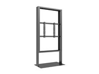 Multibrackets M Pro Series - Hölje - för 2 LCD-bildskärmar - totem, B2B - stål - svart - skärmstorlek: 65" - golvstående 7350105216947