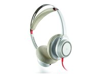 Poly Blackwire 7225 - Blackwire 7200 series - headset - kabelansluten - USB-C - vit - TAA-kompatibel 7W078AA